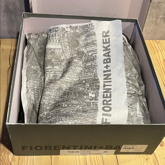 Fiorentini + Baker Dark Gray Buckle Boots (size 35) - Picture 7 of 12